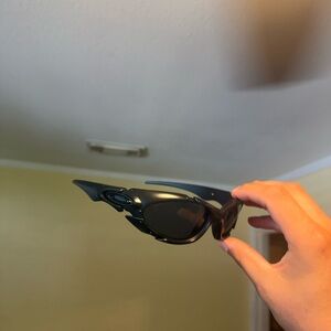 Glossy Black Shield Sunglasses by Oakley